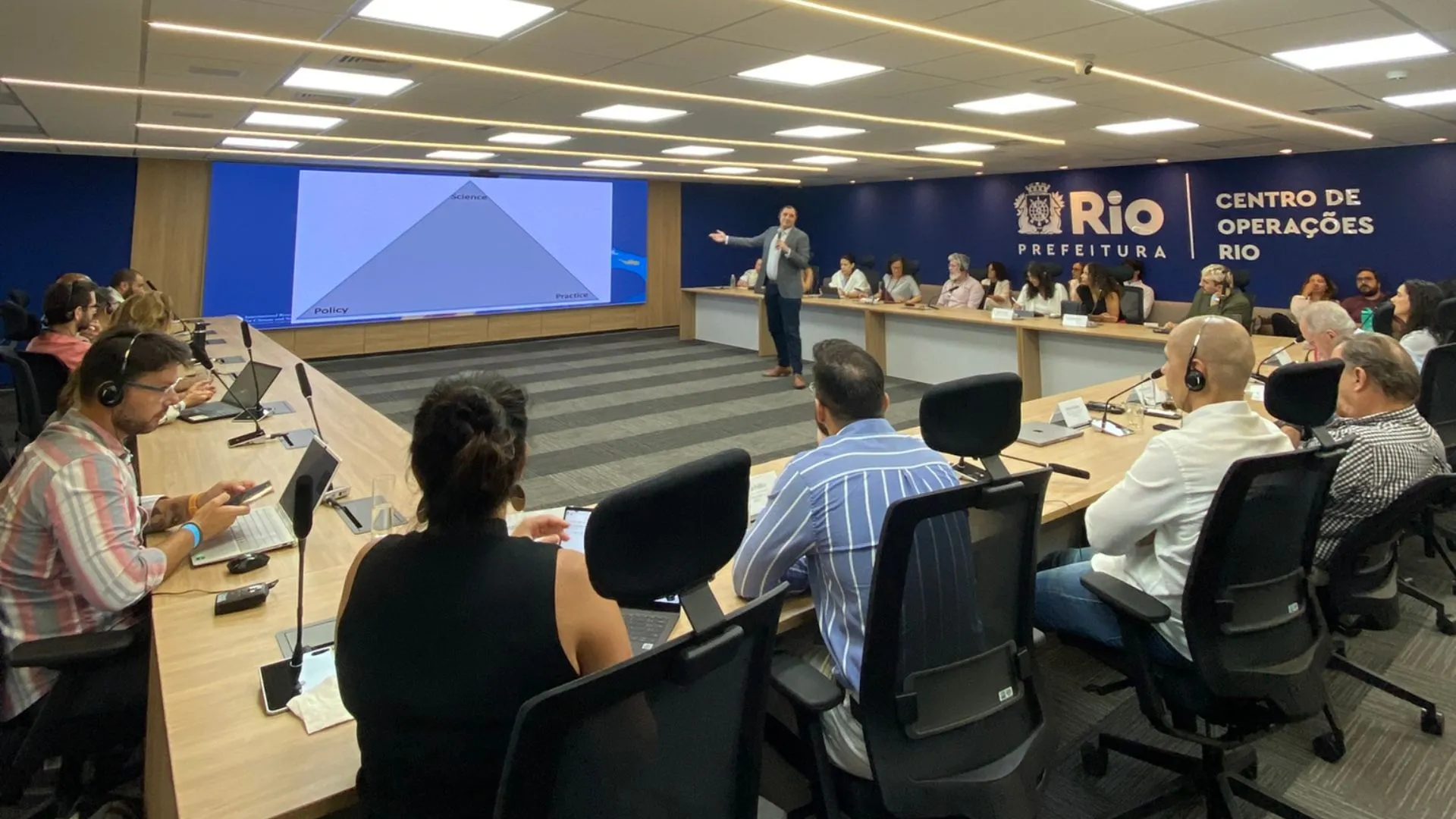 Professor Andrew Kruczkiewicz emphasized the need for climate information to drive early warning systems and anticipatory action. He engaged participants in discussions on trust in climate data sources and prioritization of risk assessments. 
