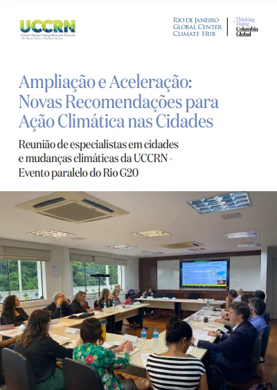 Ampliação e Aceleração: Novas Recomendações para Ação Climática nas Cidades