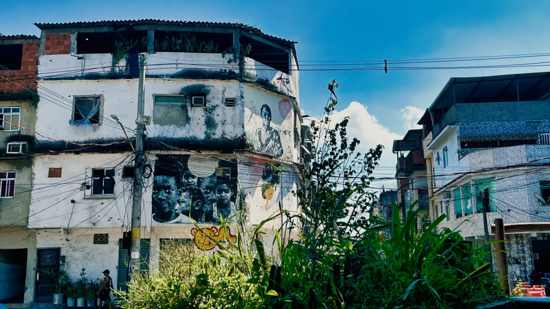 Favela neighborhood in Rio