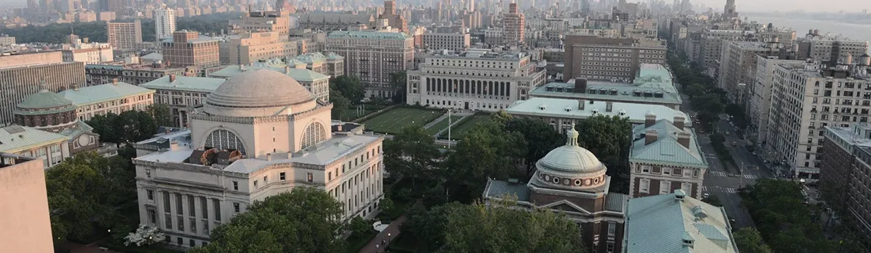 Columbia University view from above