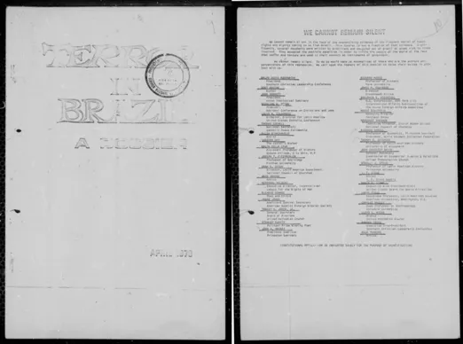 Columbia-Brazil Publication