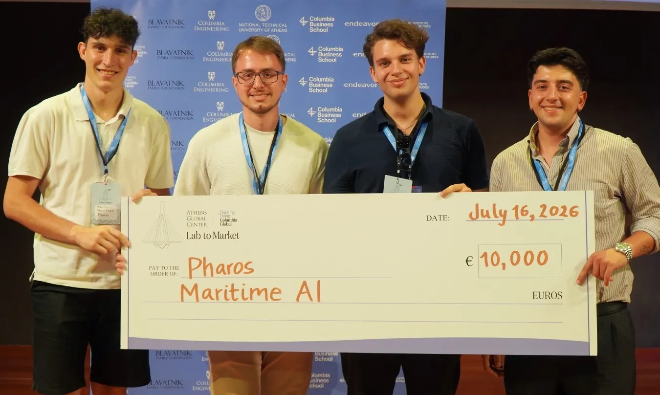 Lab to Market Fellows and creators of Pharos Maritime AI 