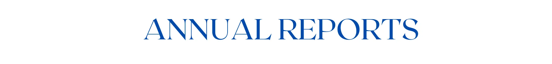 ANNUAL REPORTS