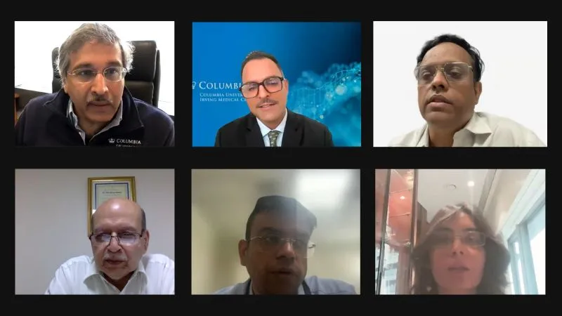 screenshot of the webinar