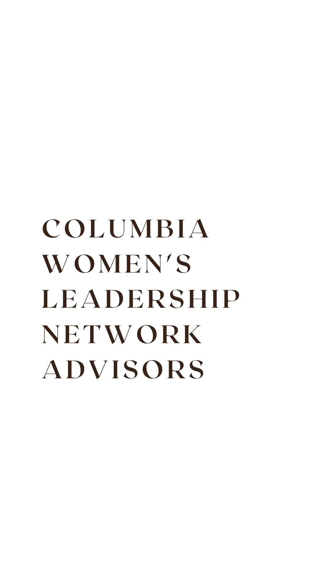 CWLN 2024 Advisors