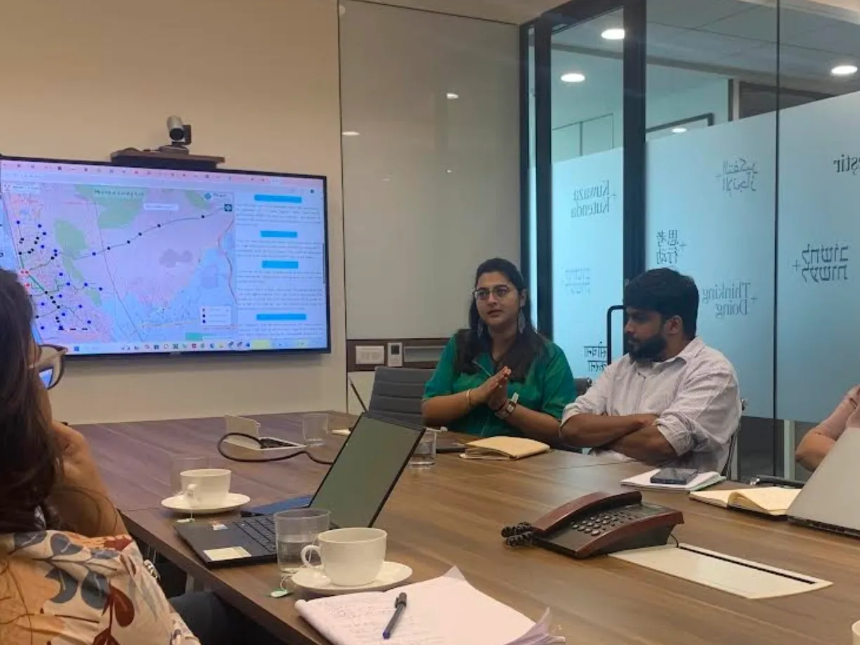 urban planners showcase their research and maps on inclusive transport