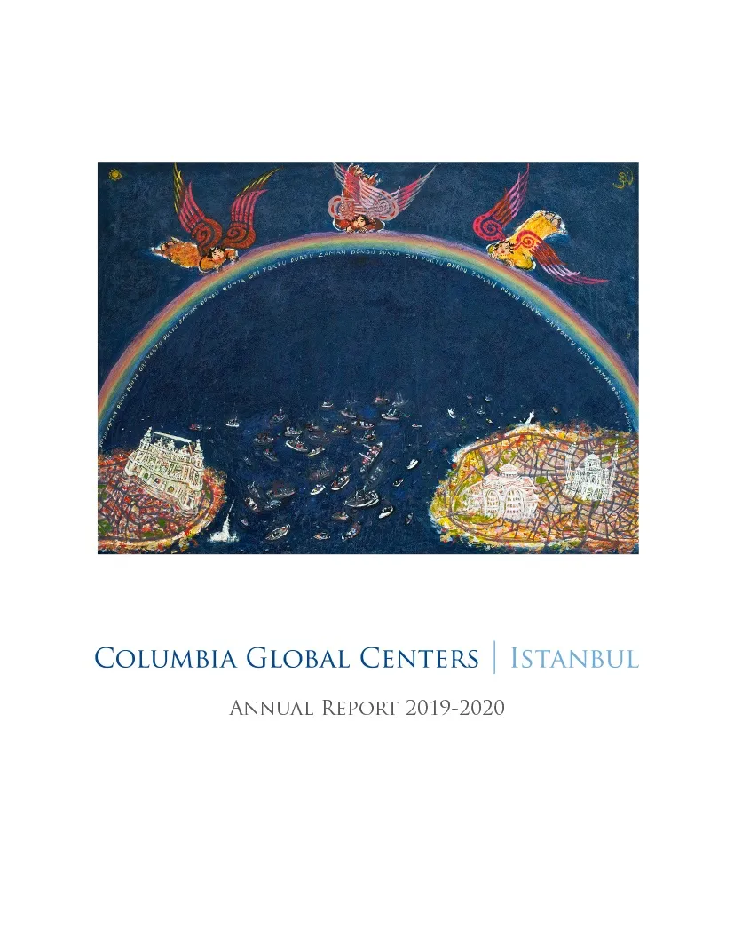 Istanbul Center Annual Report 2019-2020