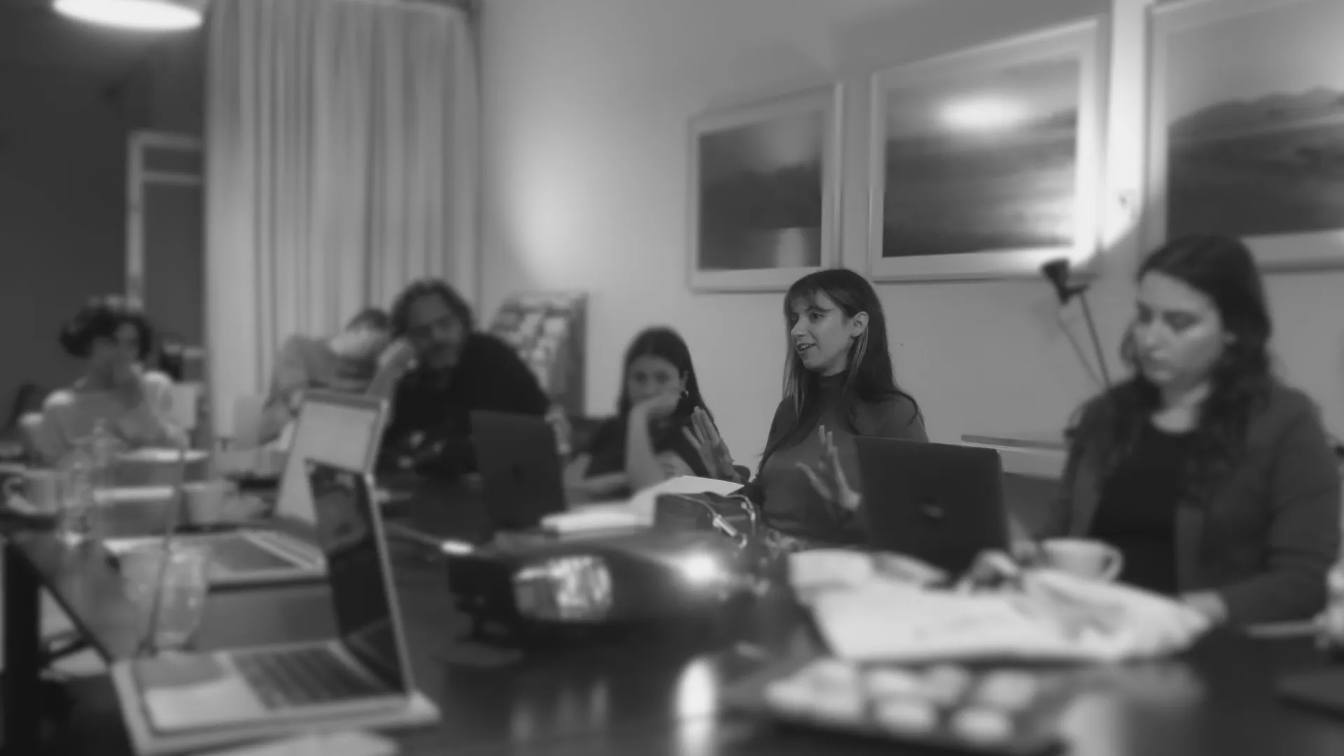 Melisa during the masterclass