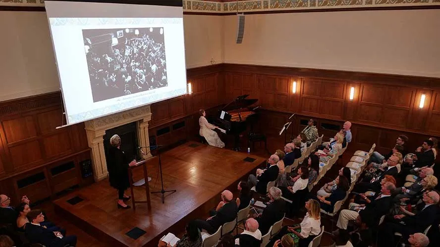 Inauguration of the Grande Salle Ginsberg-LeClerc