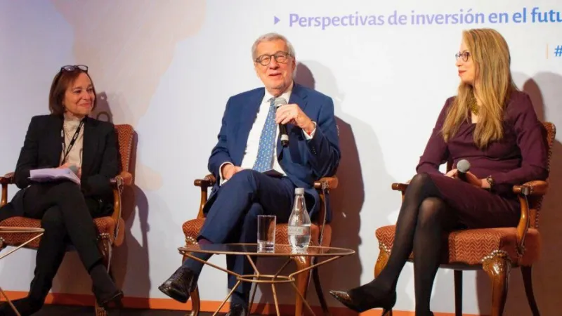 Susan Segal (President and CEO of AS/COA), Alberto Van Klaveren (Chilean Minister of Foreign Affairs), and Bernadette Meehan (US Ambassador to Chile)
