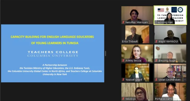 The Launch of the 2nd Cohort of the TC-Tunisia Foreign Language Teacher Education Project