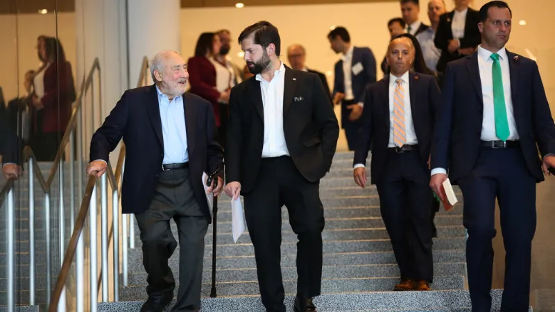 President Boric and Professor Joseph Stiglitz