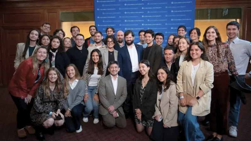 President Gabriel Boric and Chilean Students