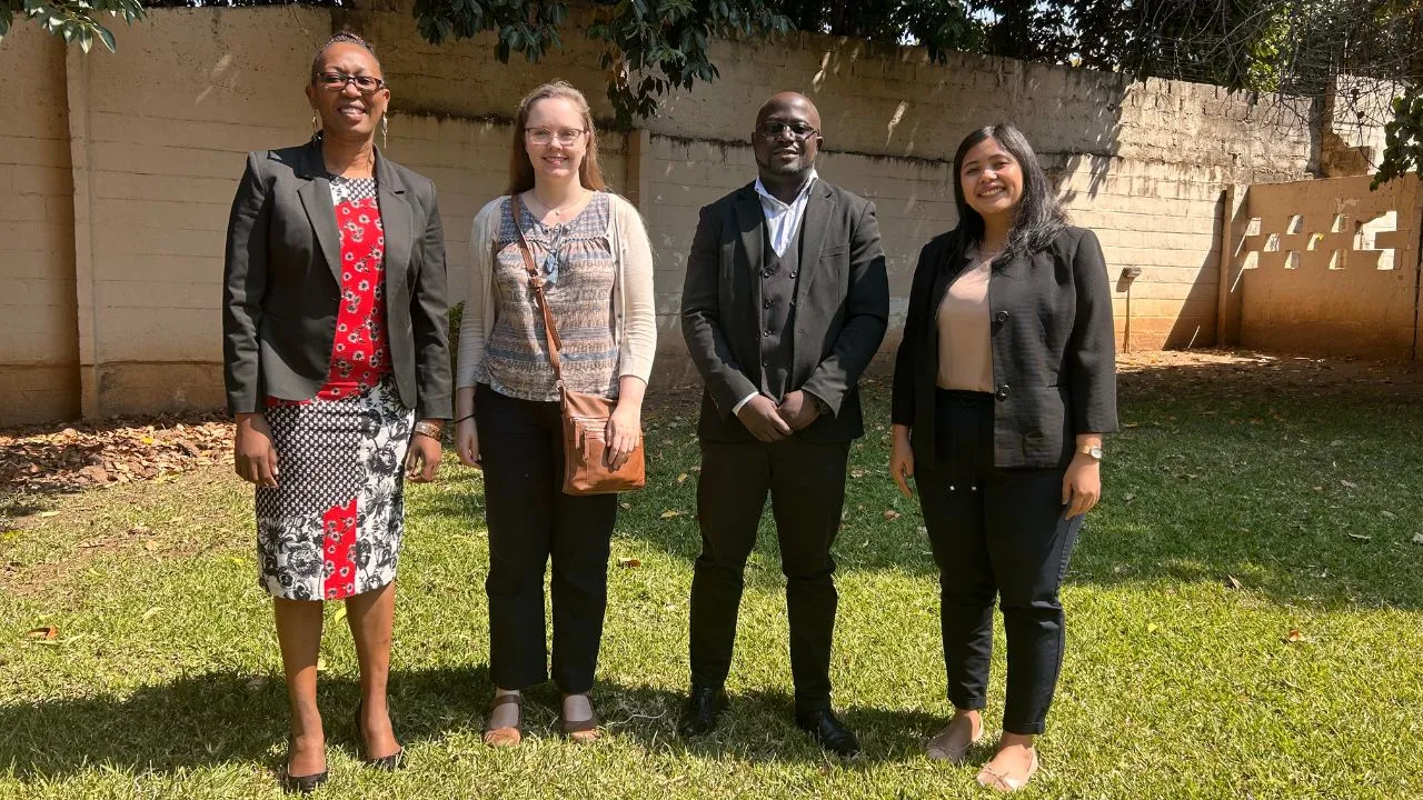 Indah Barus with USAID team, one of Hydrangea Enterprises Limited Clients